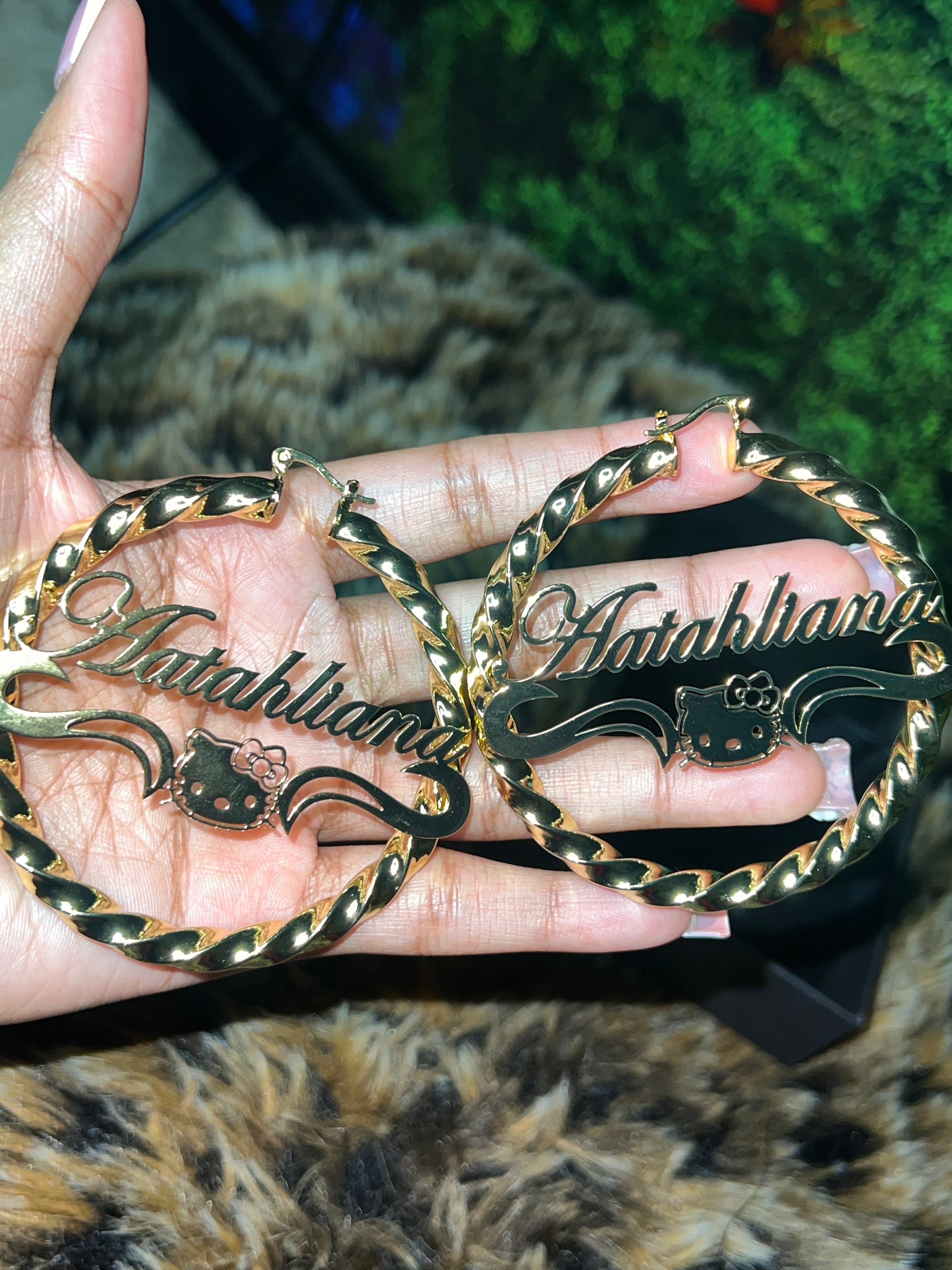 Custom HK or BOOP name hoops