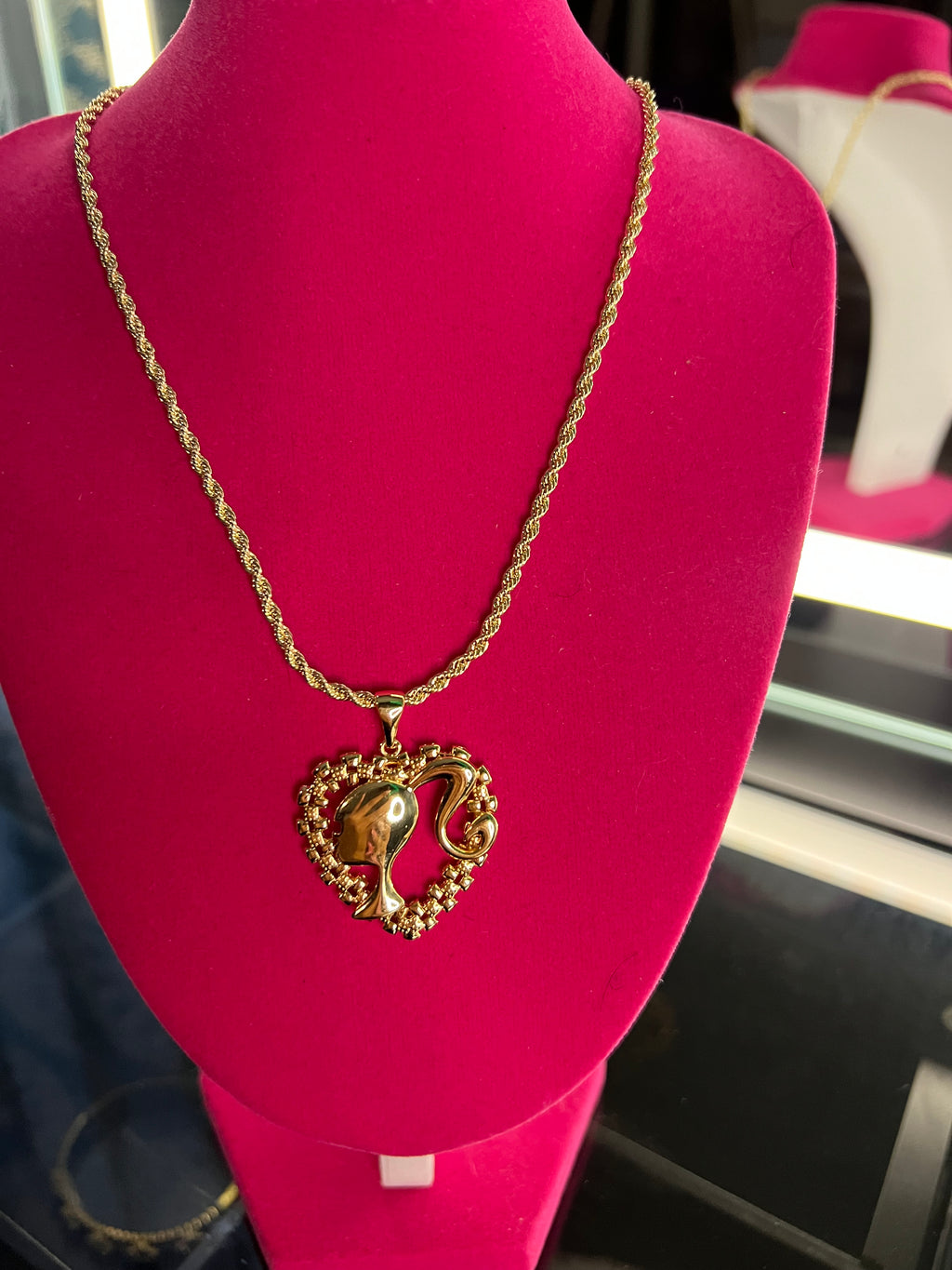 Rolex heart Barbie necklace