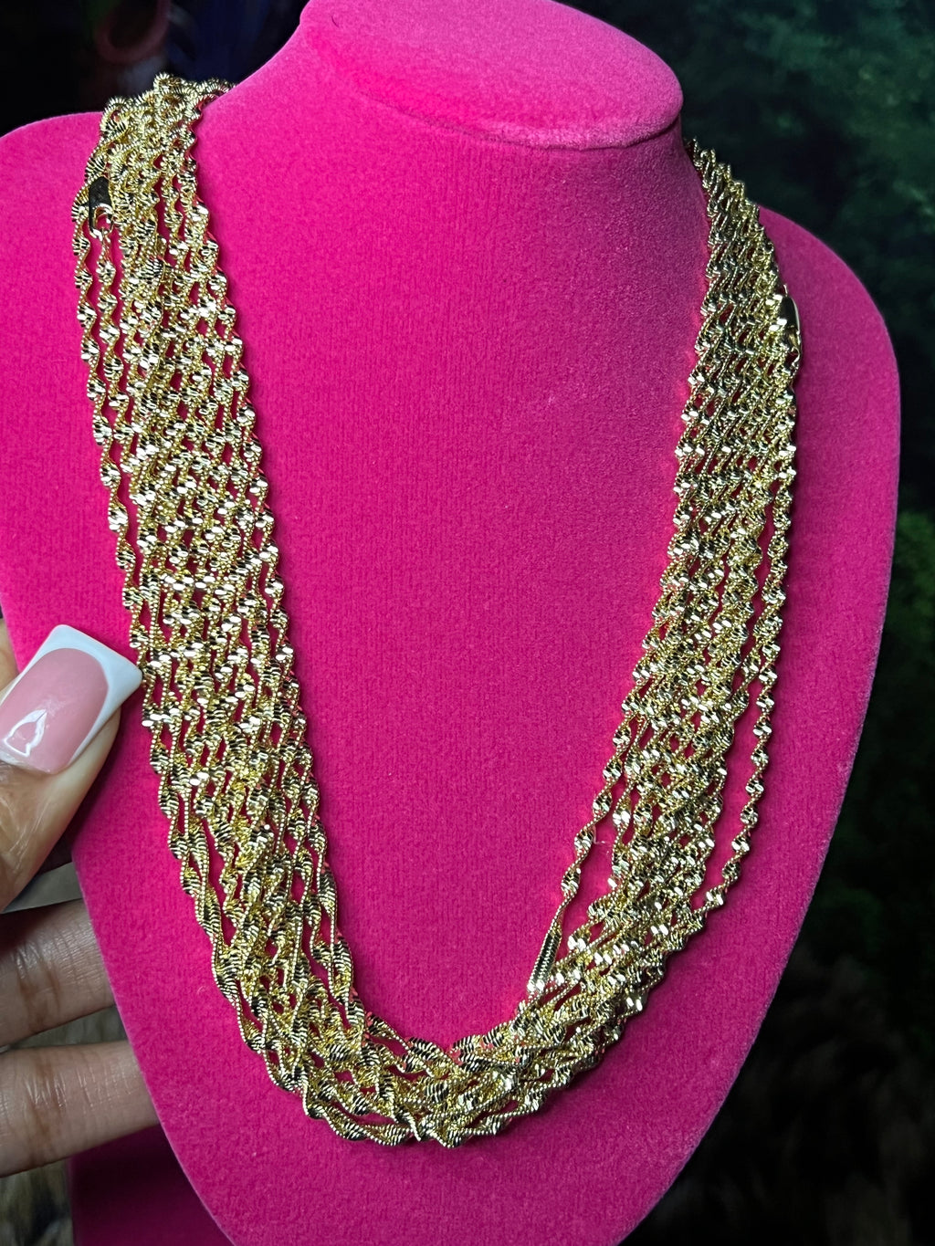 Twisted Gold Chain