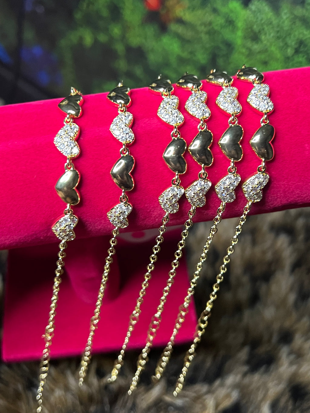 Multi heart bracelet