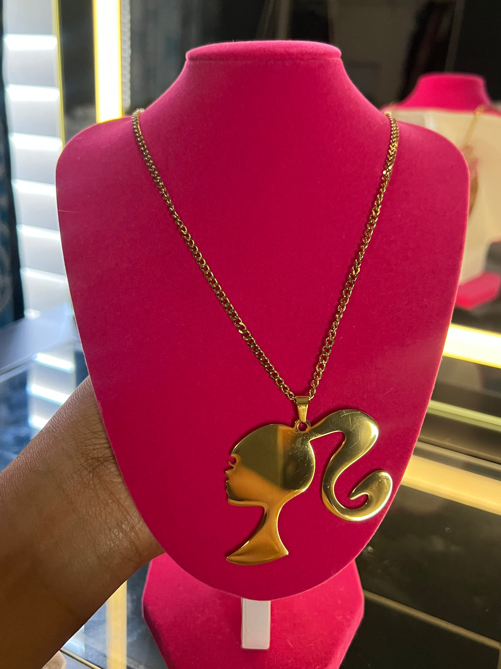 Barbie necklace
