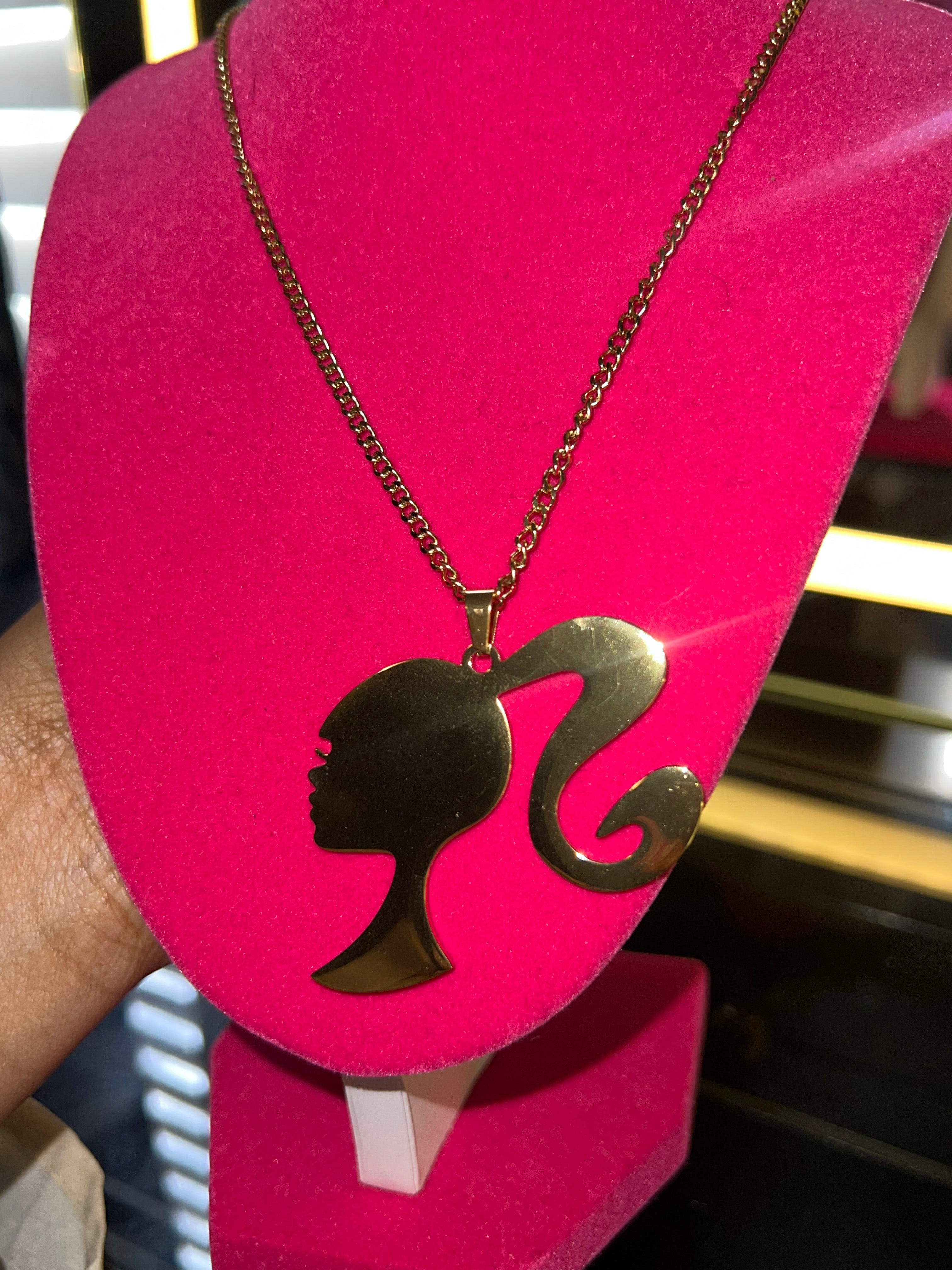 Barbie necklace