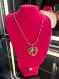 Rolex heart Barbie necklace