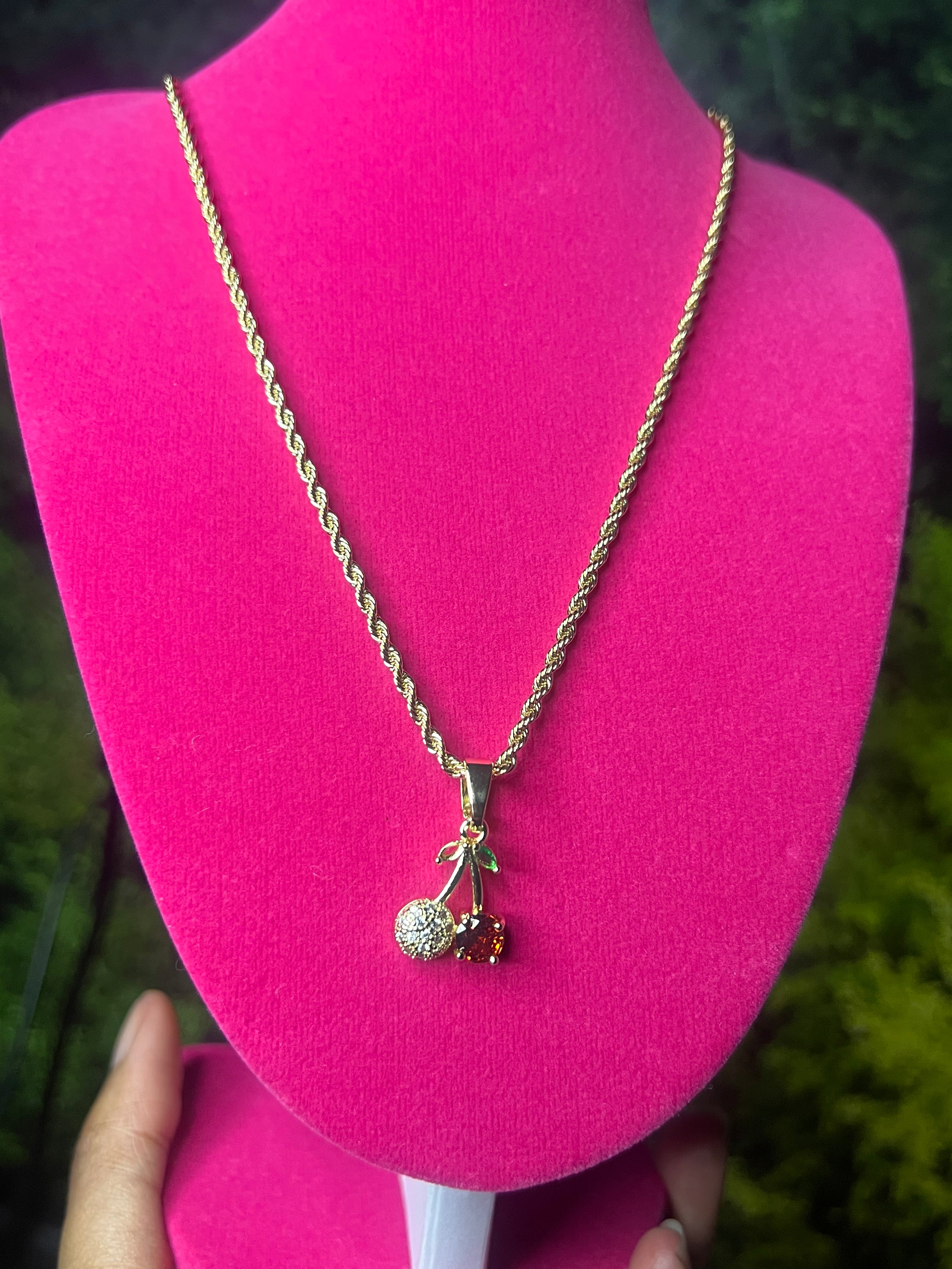 Cherry necklace