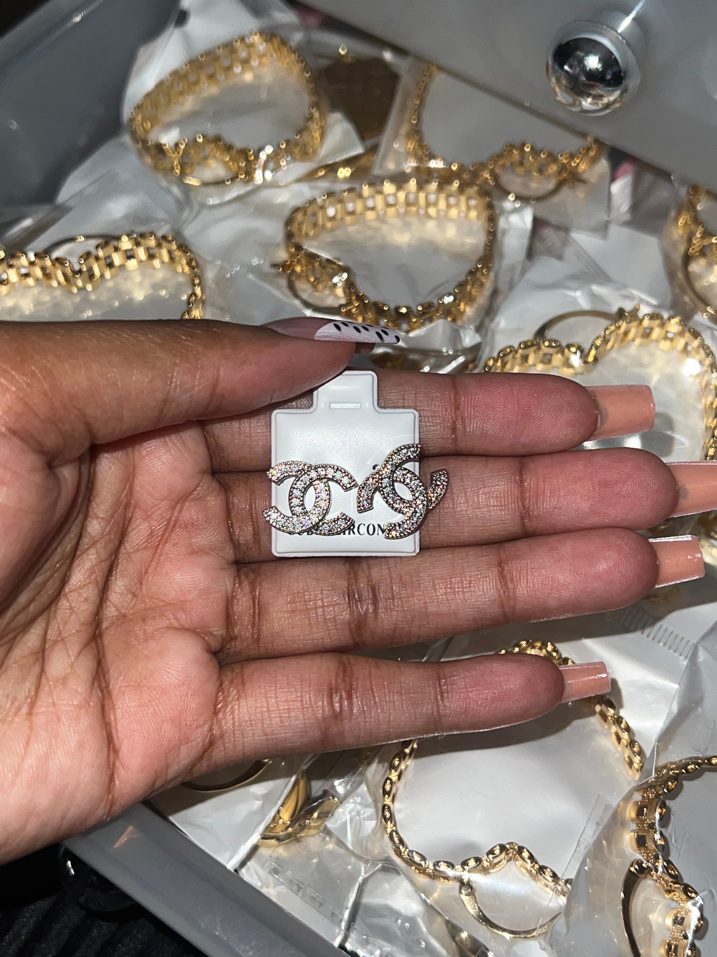 CC earrings