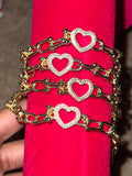 Heart Link Bracelet