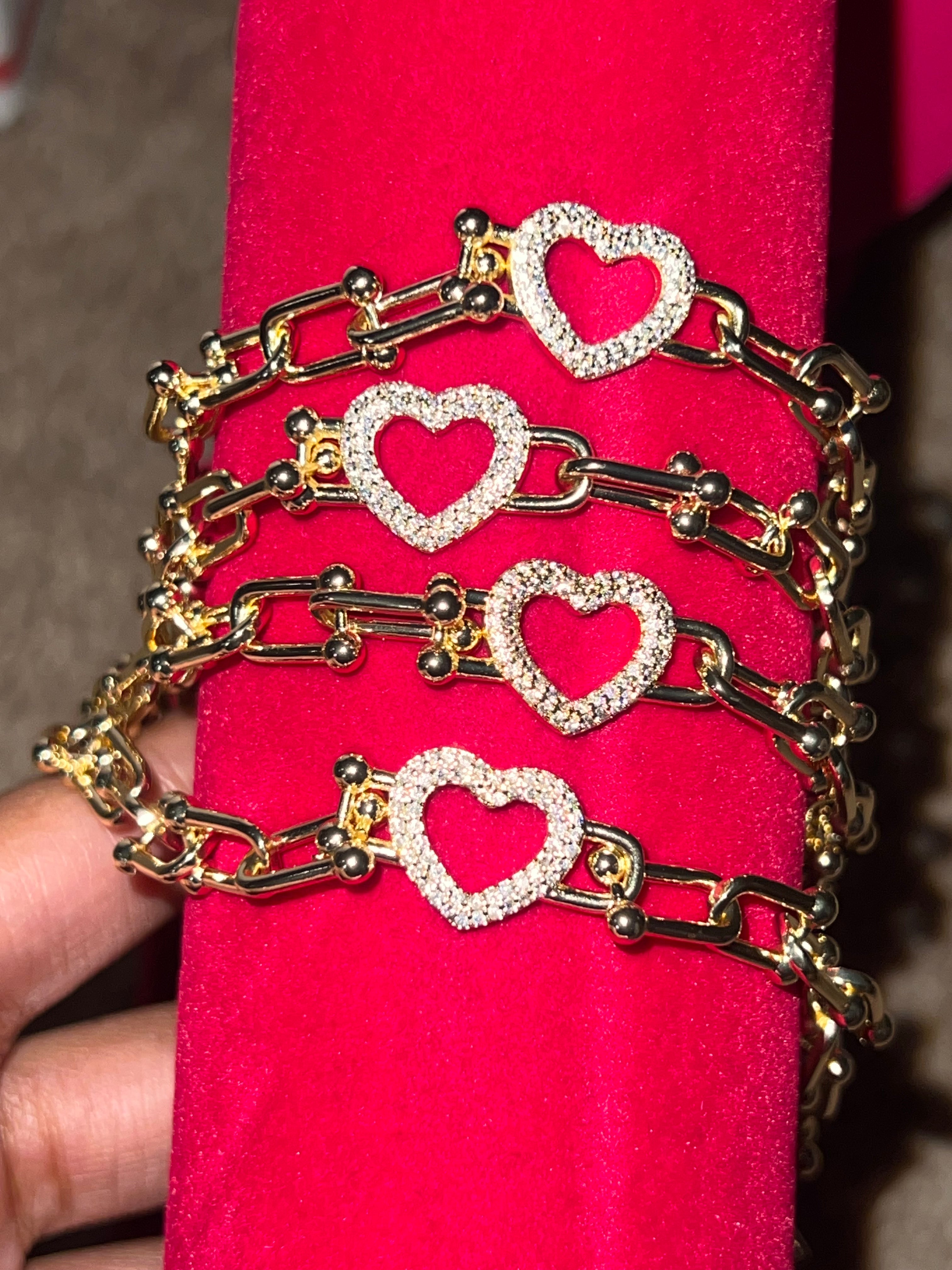 Heart Link Bracelet