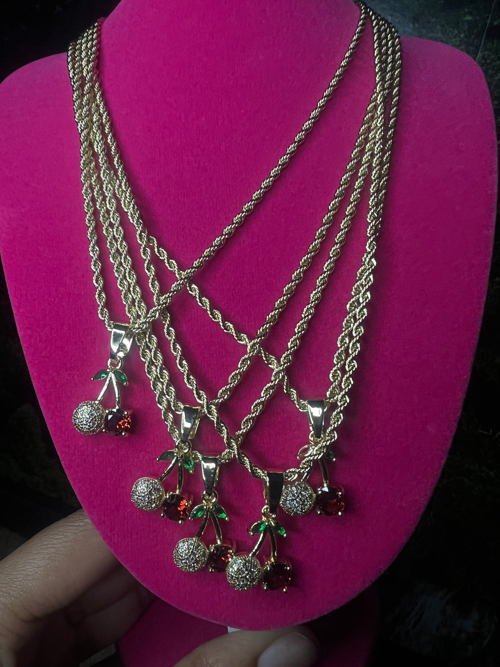Cherry necklace