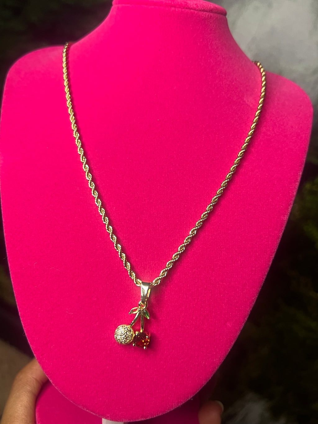 Cherry necklace
