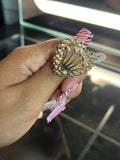 Bling Rolex heart ring