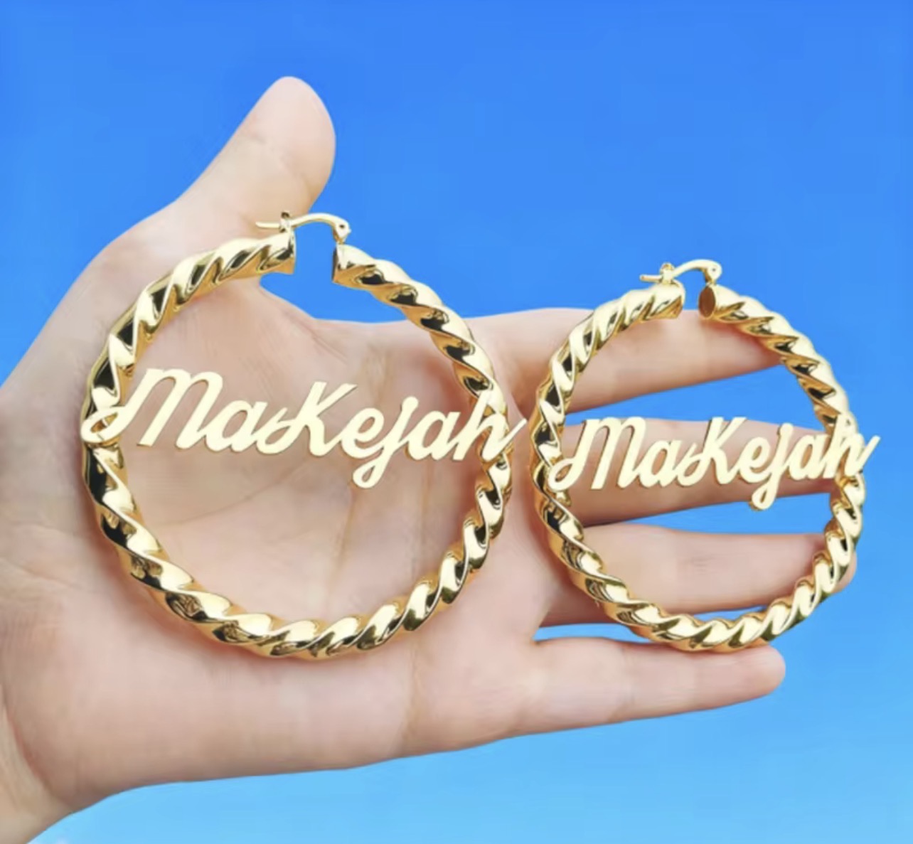 Regular custom name hoops