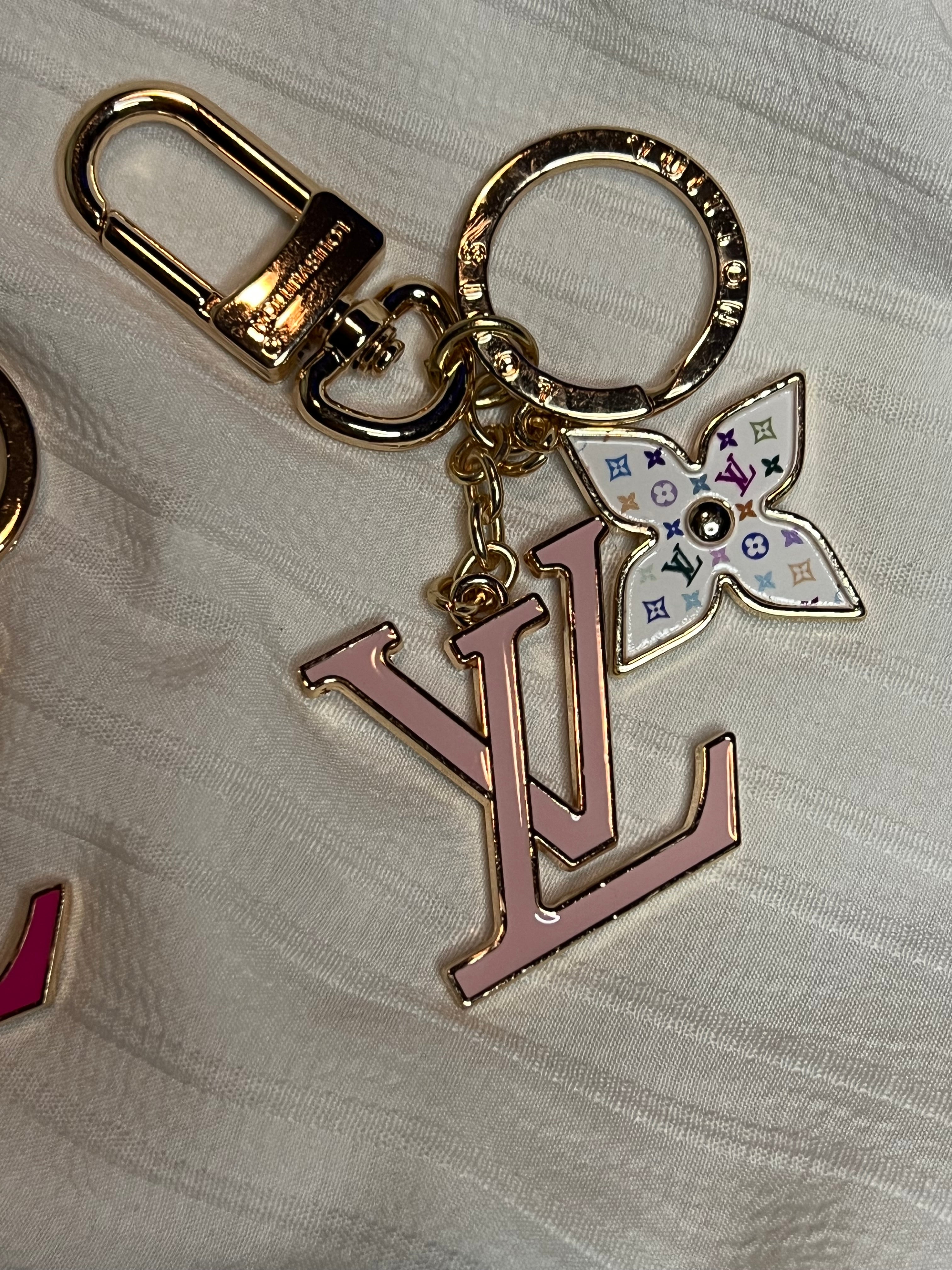 Pink keychain / Bag charm