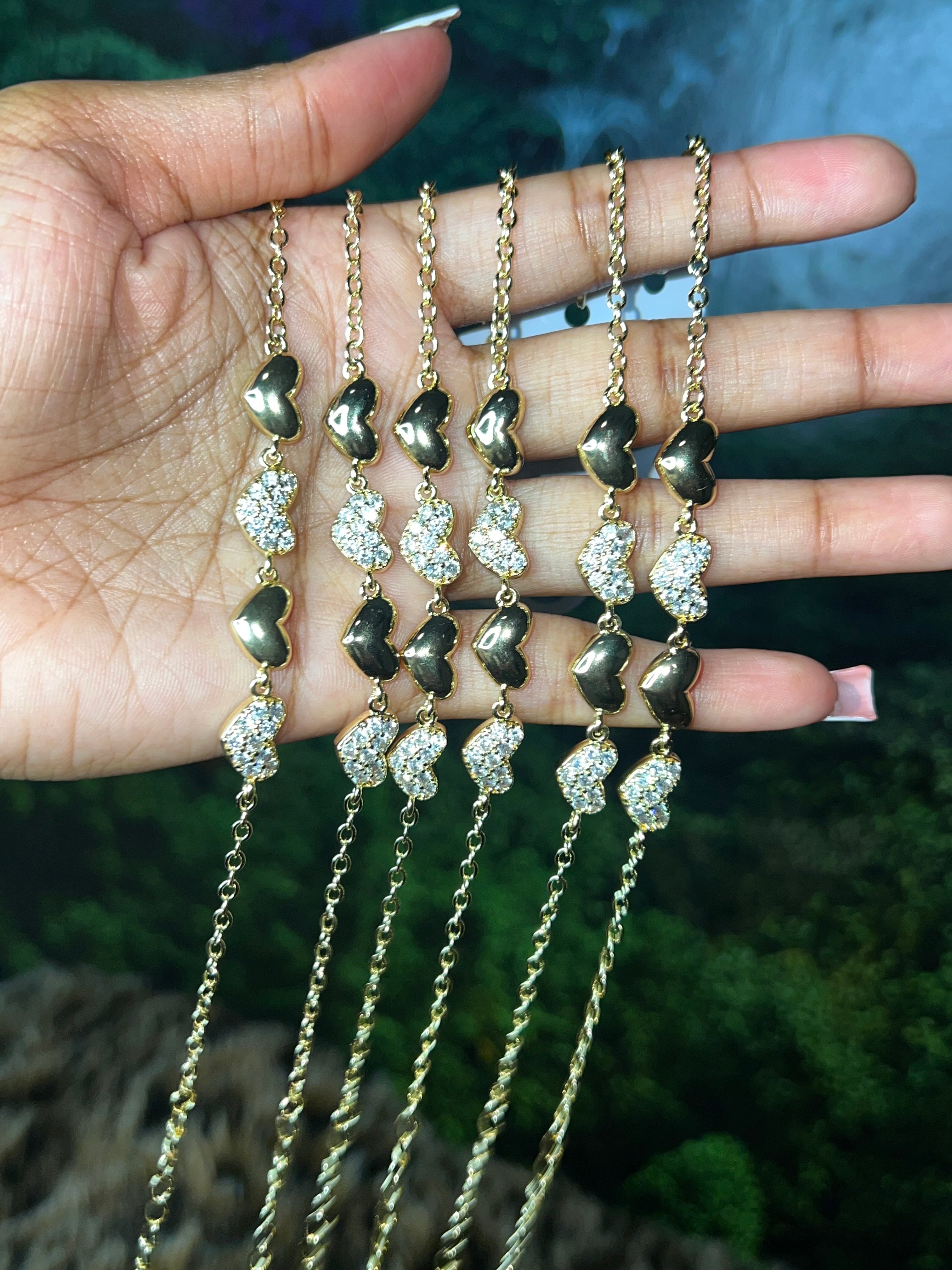 Multi heart bracelet