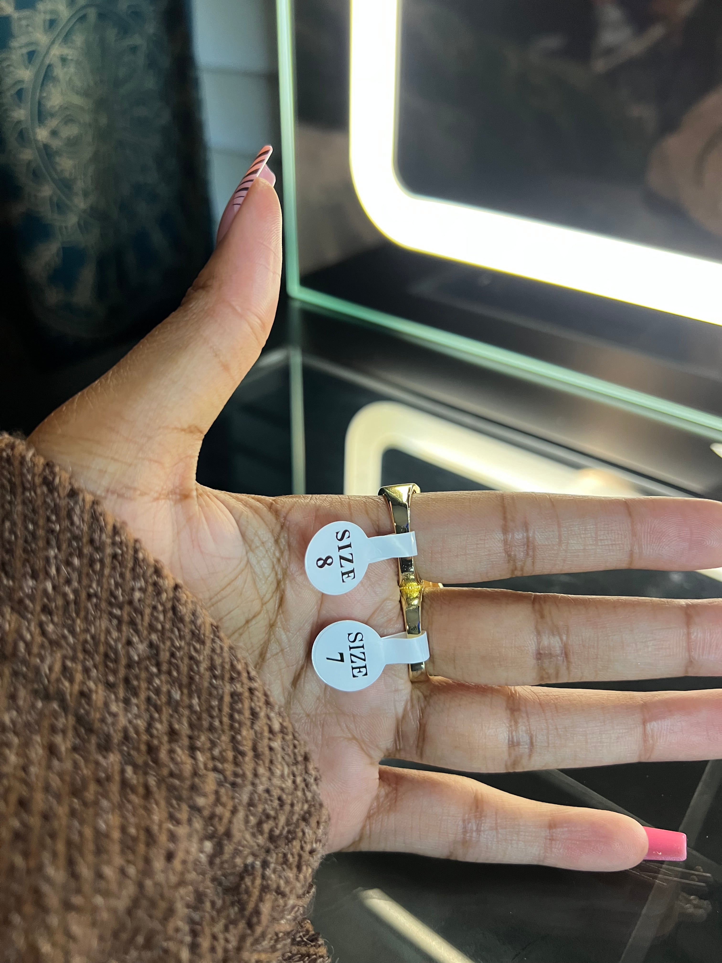 2 Finger hello kitty ring