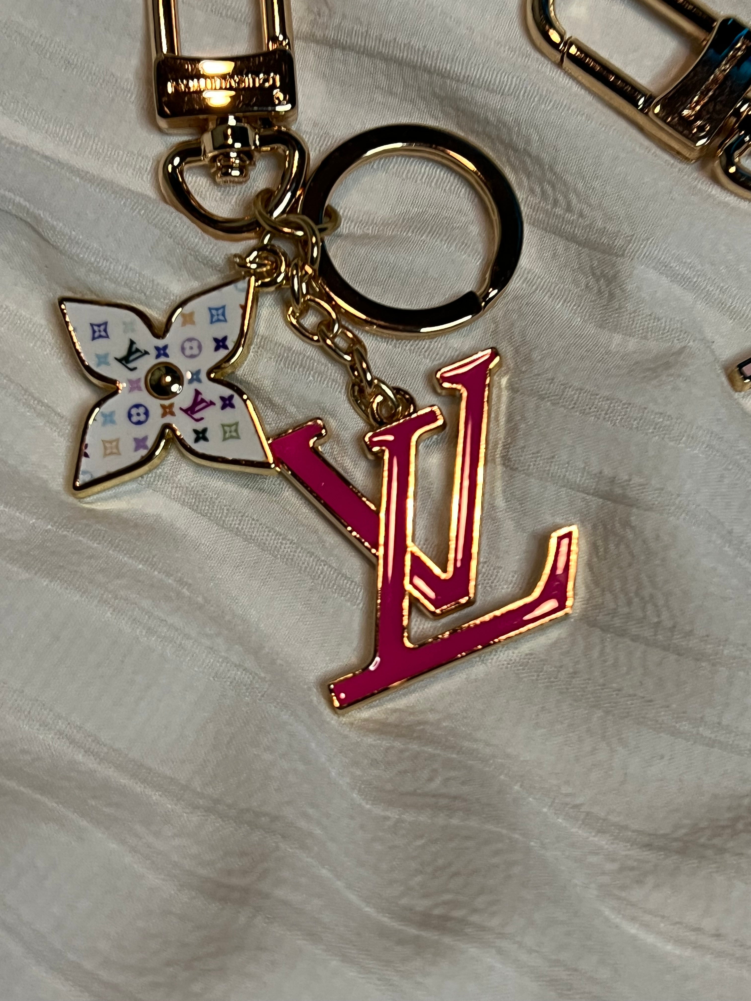 Pink keychain / Bag charm