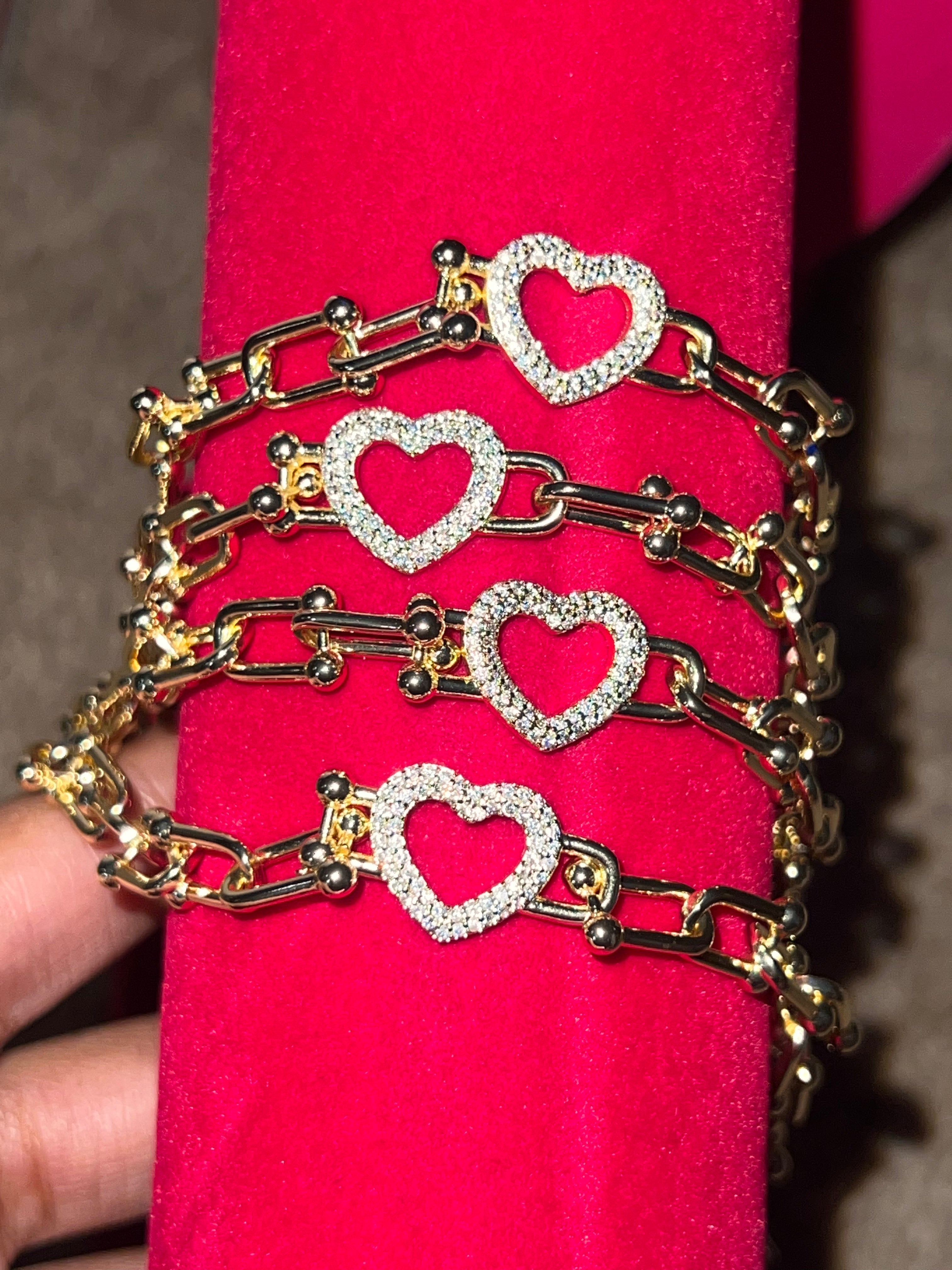 Heart Link Bracelet