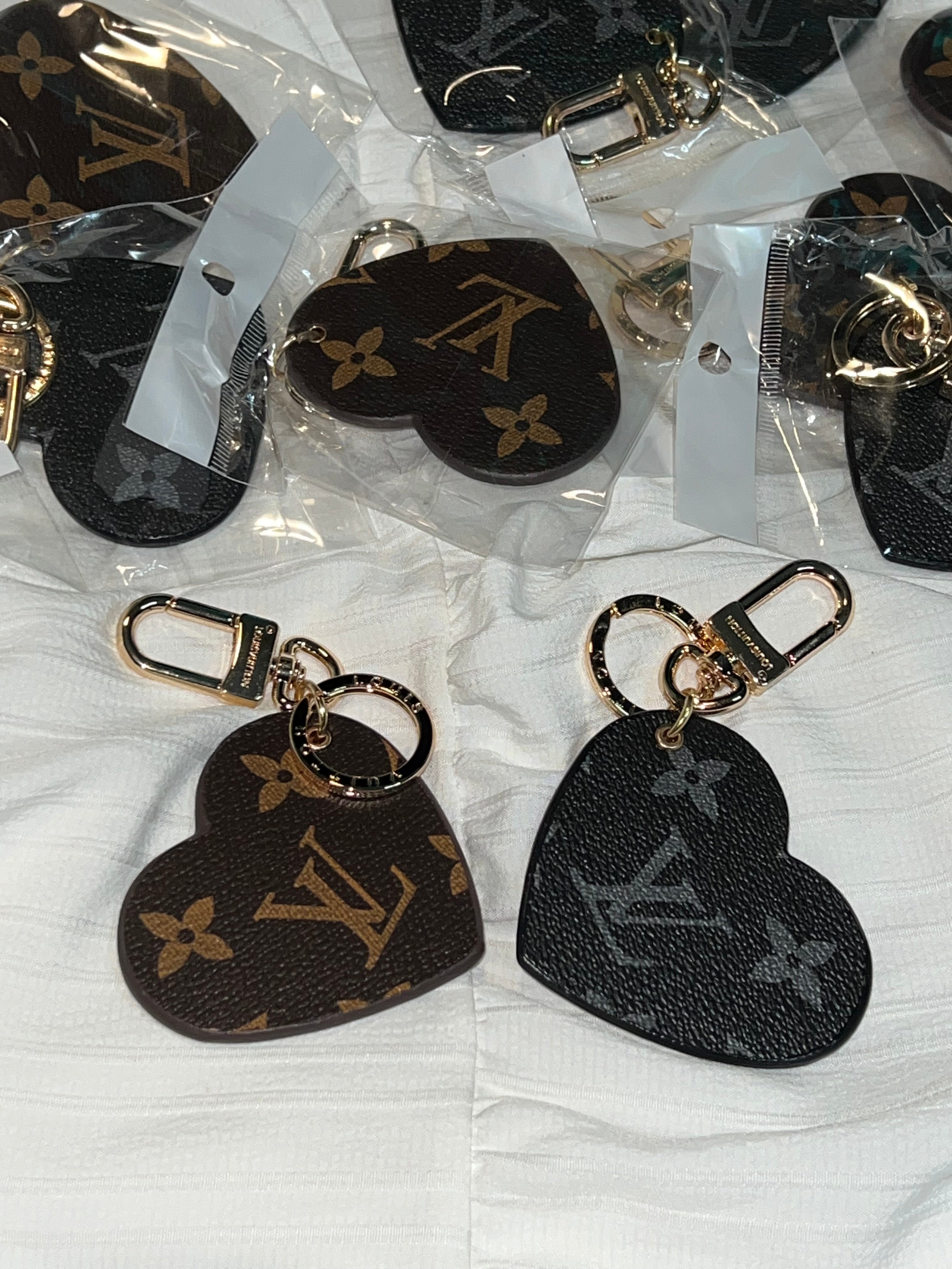 Heart keychain/bag charms