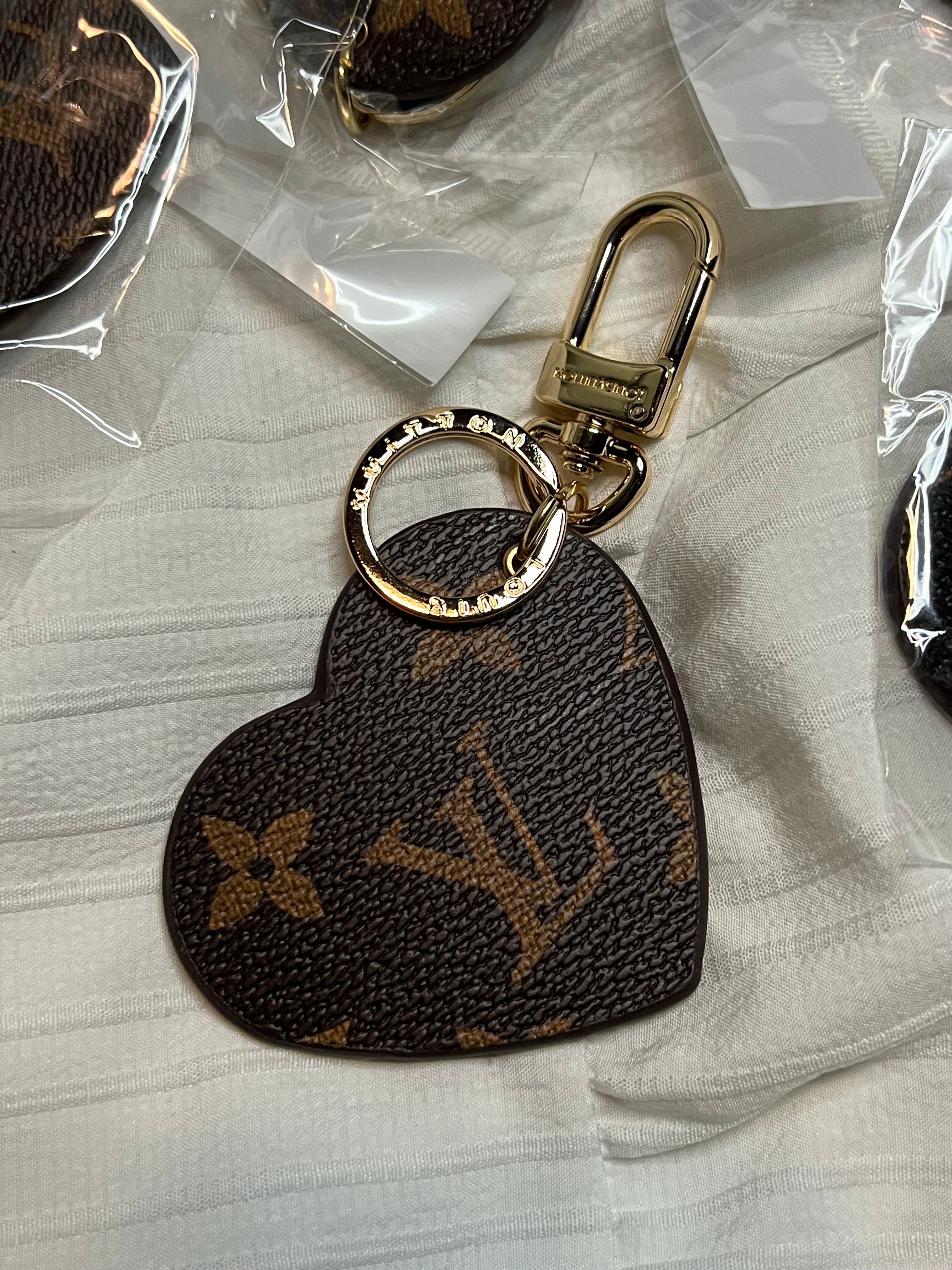 Heart keychain/bag charms