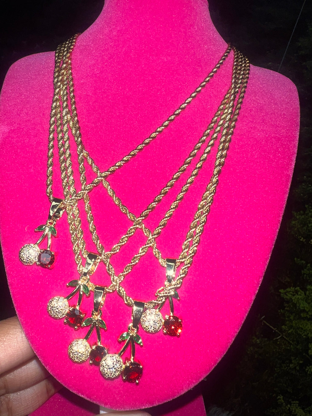 Cherry necklace
