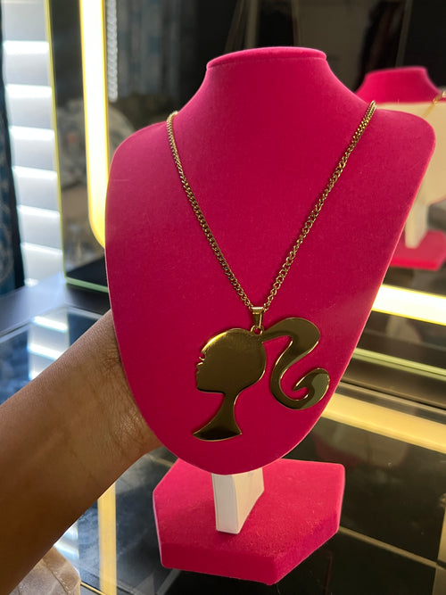 Barbie necklace