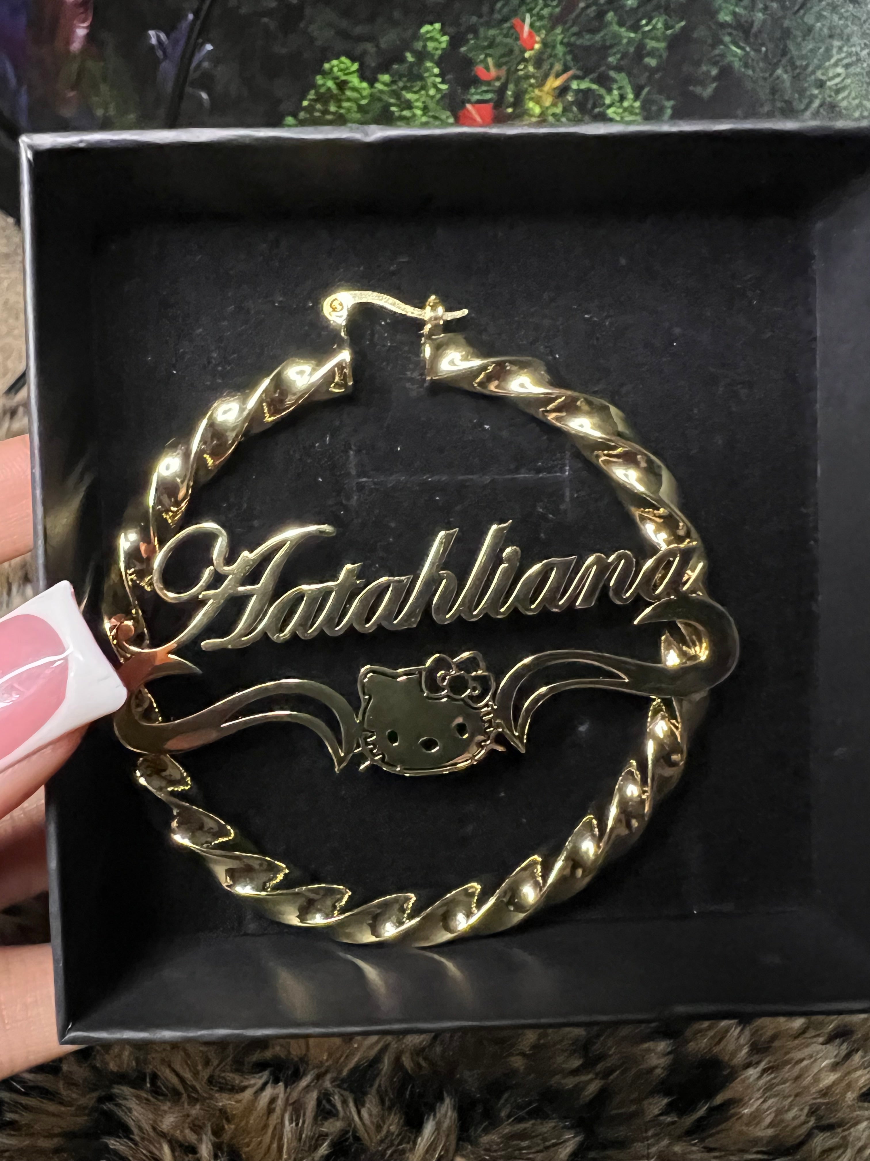 Custom HK or BOOP name hoops