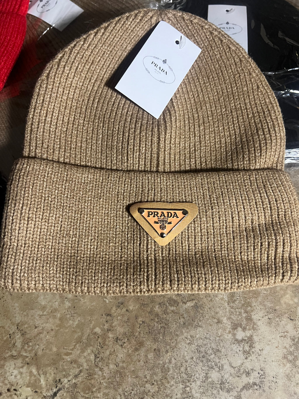 P beanie