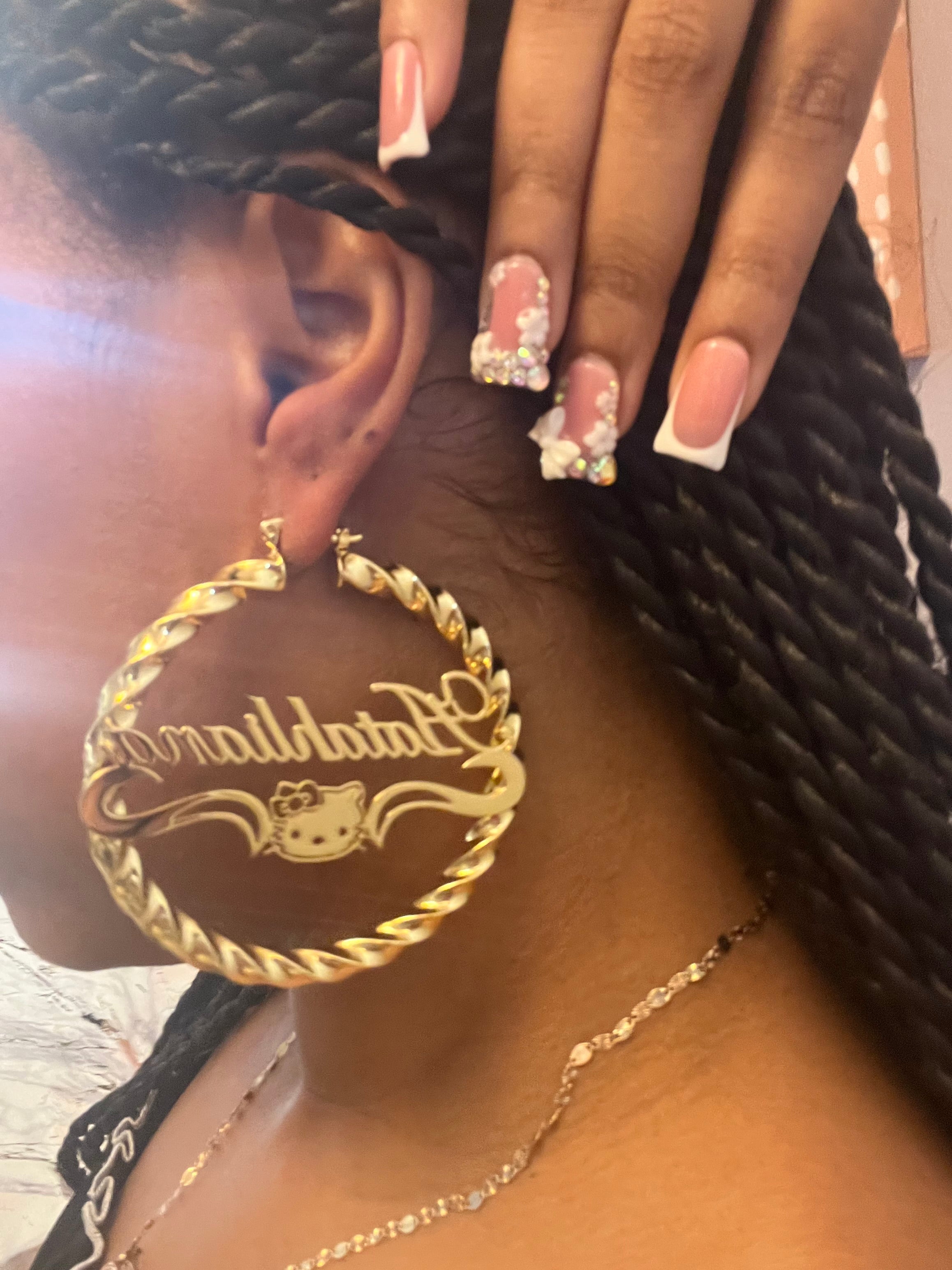 Custom HK or BOOP name hoops