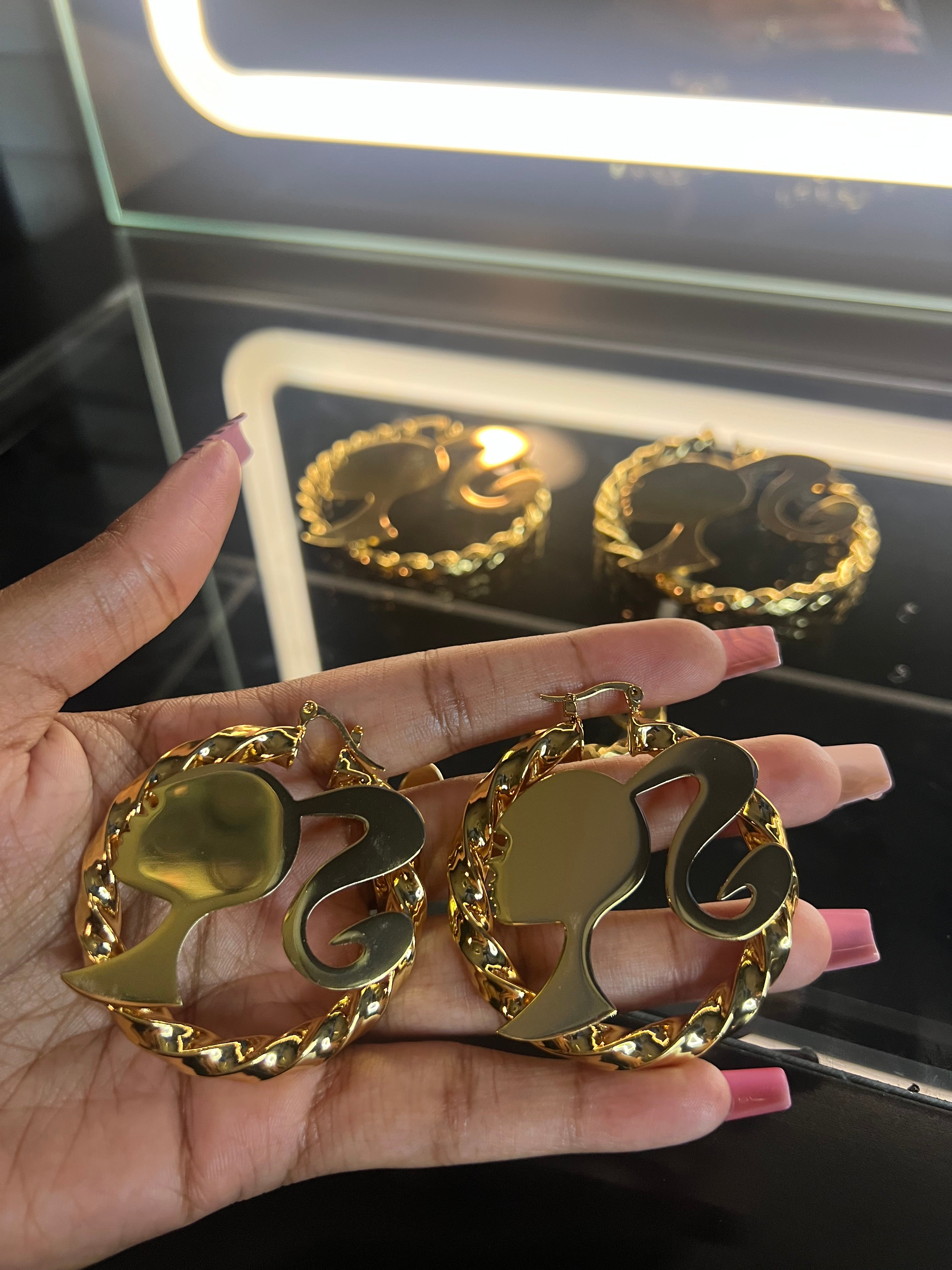Barbie hoops