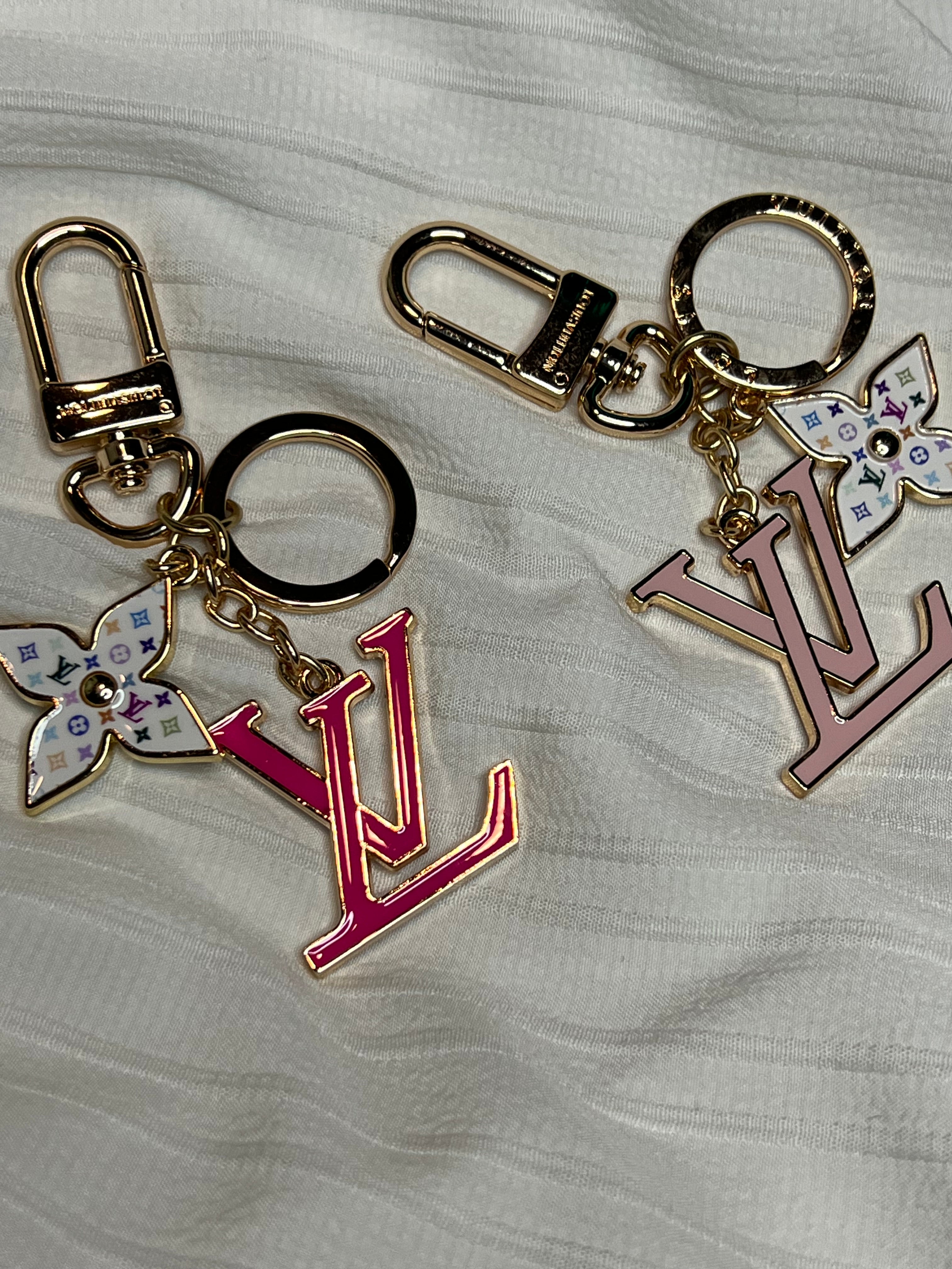 Pink keychain / Bag charm