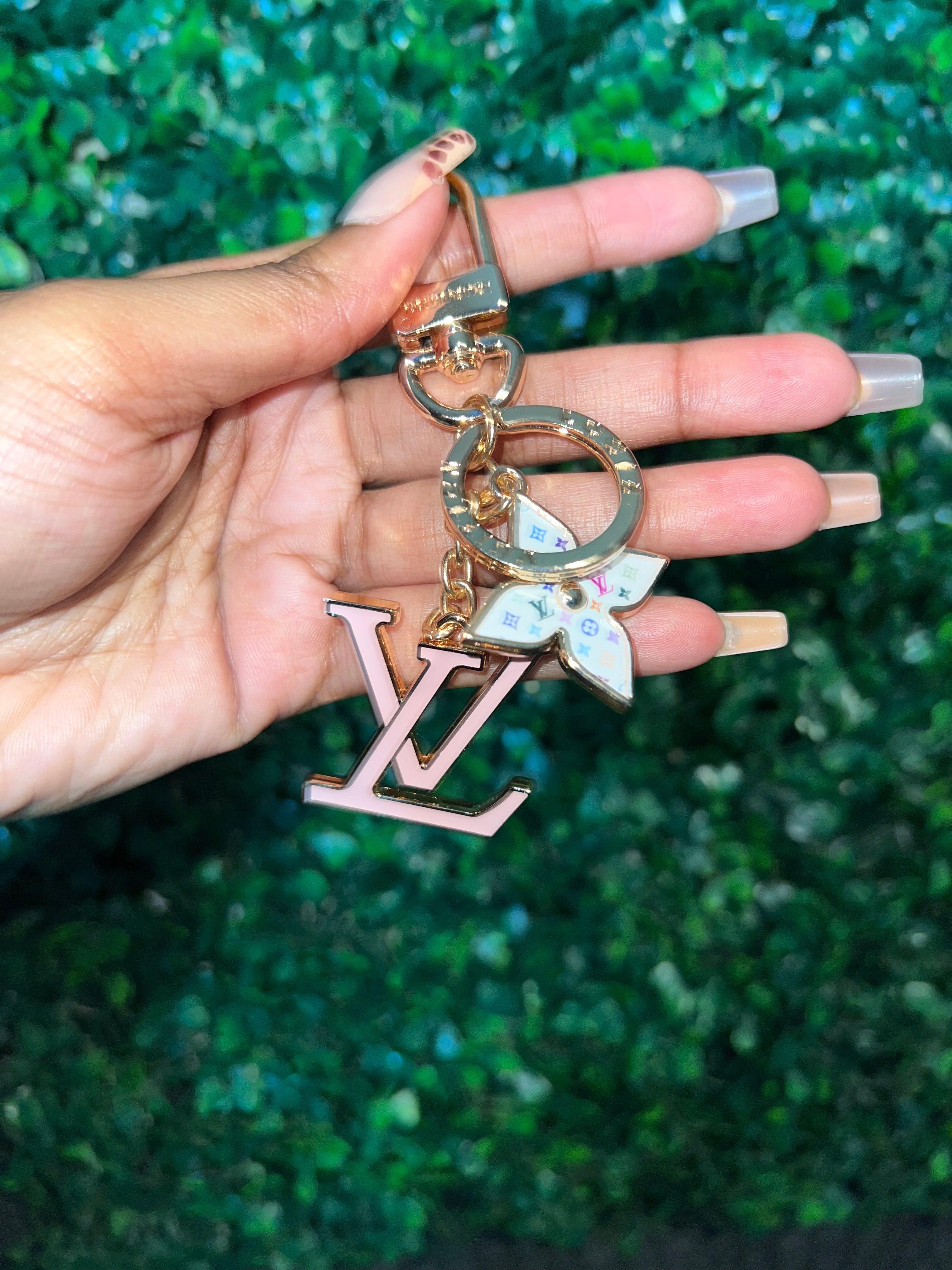 Pink keychain / Bag charm