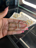 Small Rolex hoop earrings