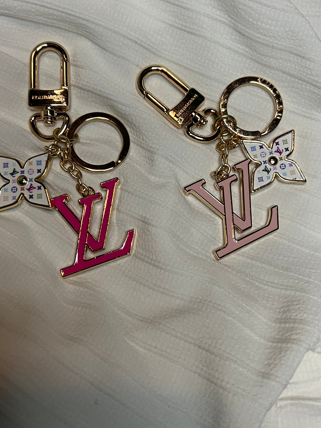 Pink keychain / Bag charm