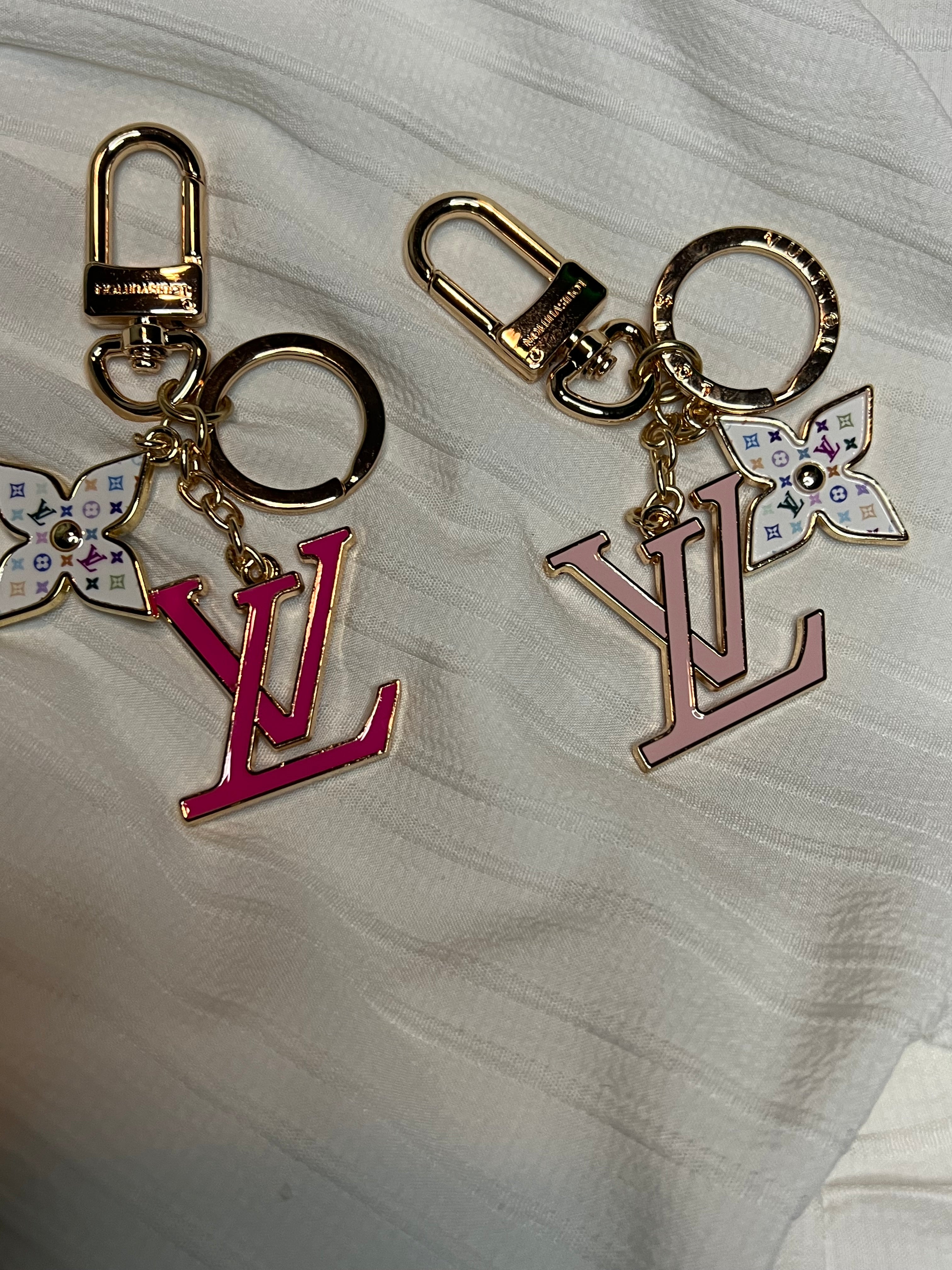 Pink keychain / Bag charm