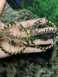 Custom HK or BOOP name hoops