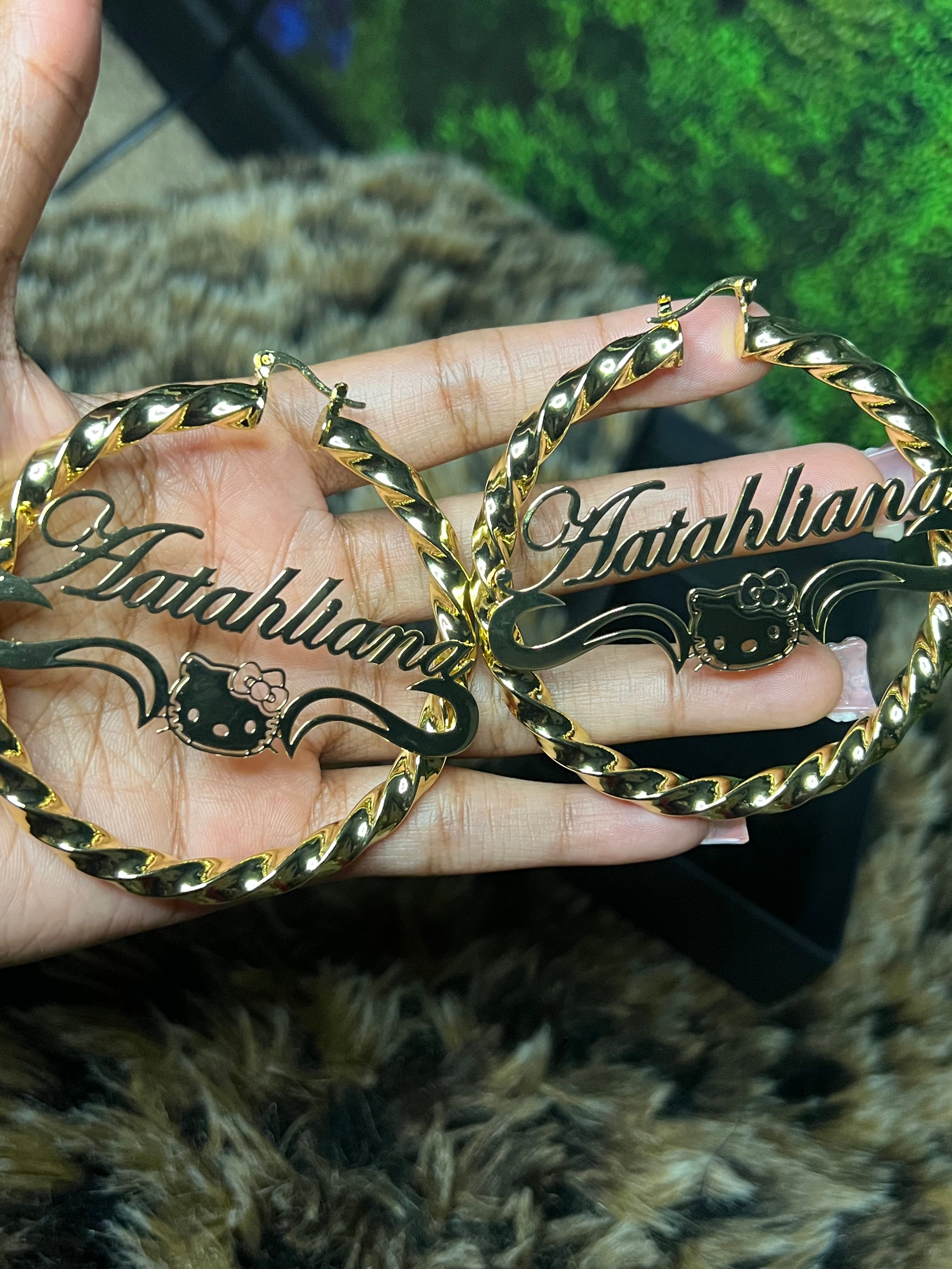 Custom HK or BOOP name hoops